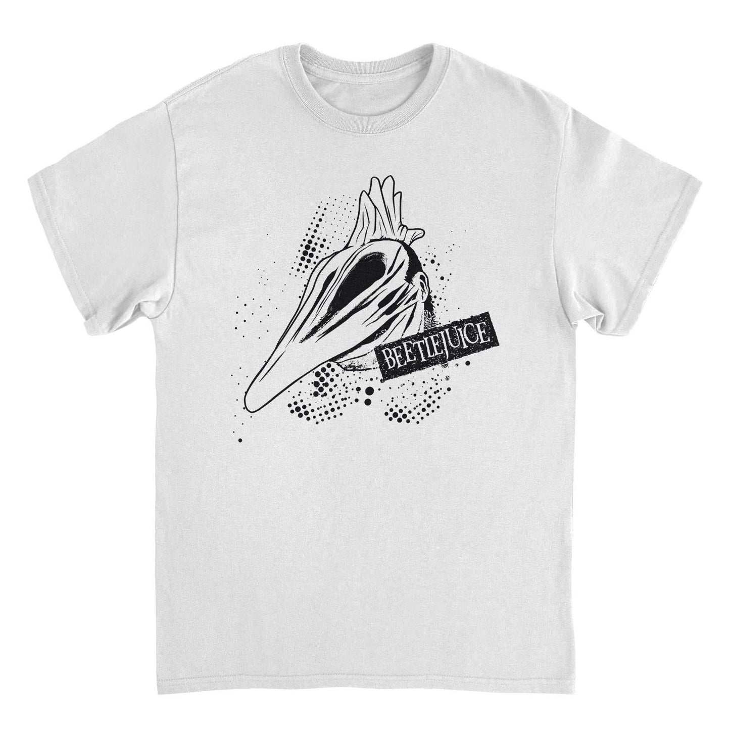 Beetlejuice Adam Monster White T-Shirt by HandyShopping4U2