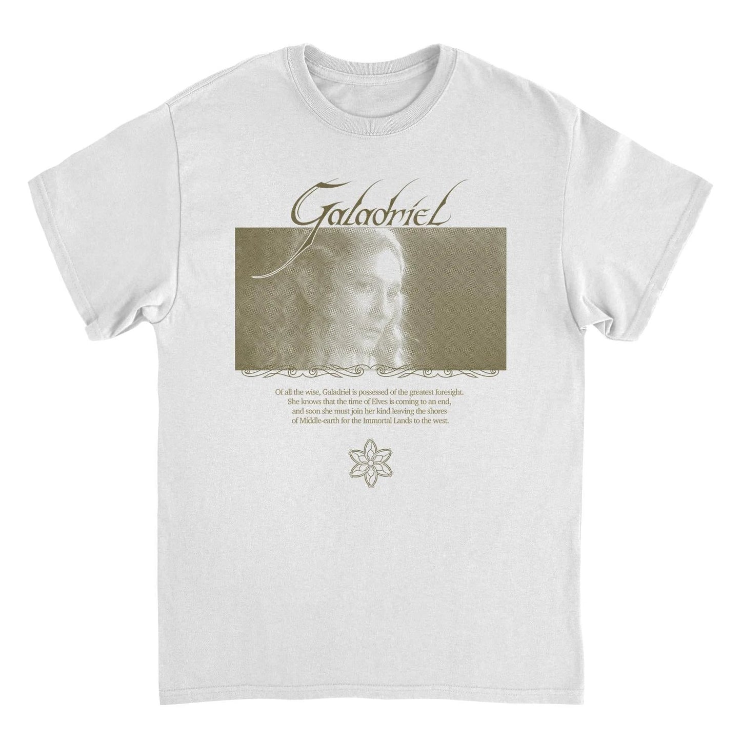 Lord of The Rings Galadriel Lady of The Galadhrim White T-Shirt by HandyShopping4U2