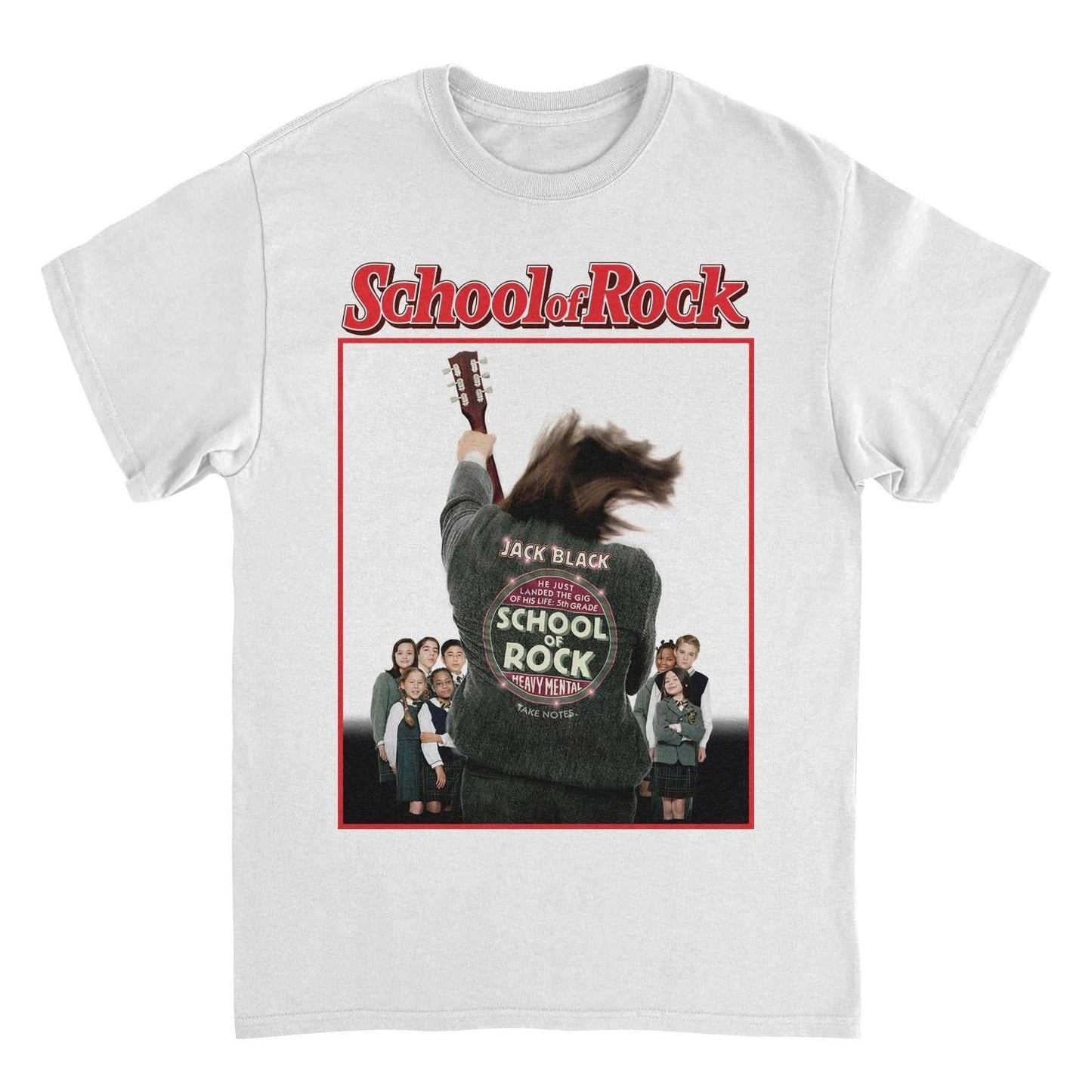 School of Rock School of Rock White T-Shirt by HandyShopping4U2