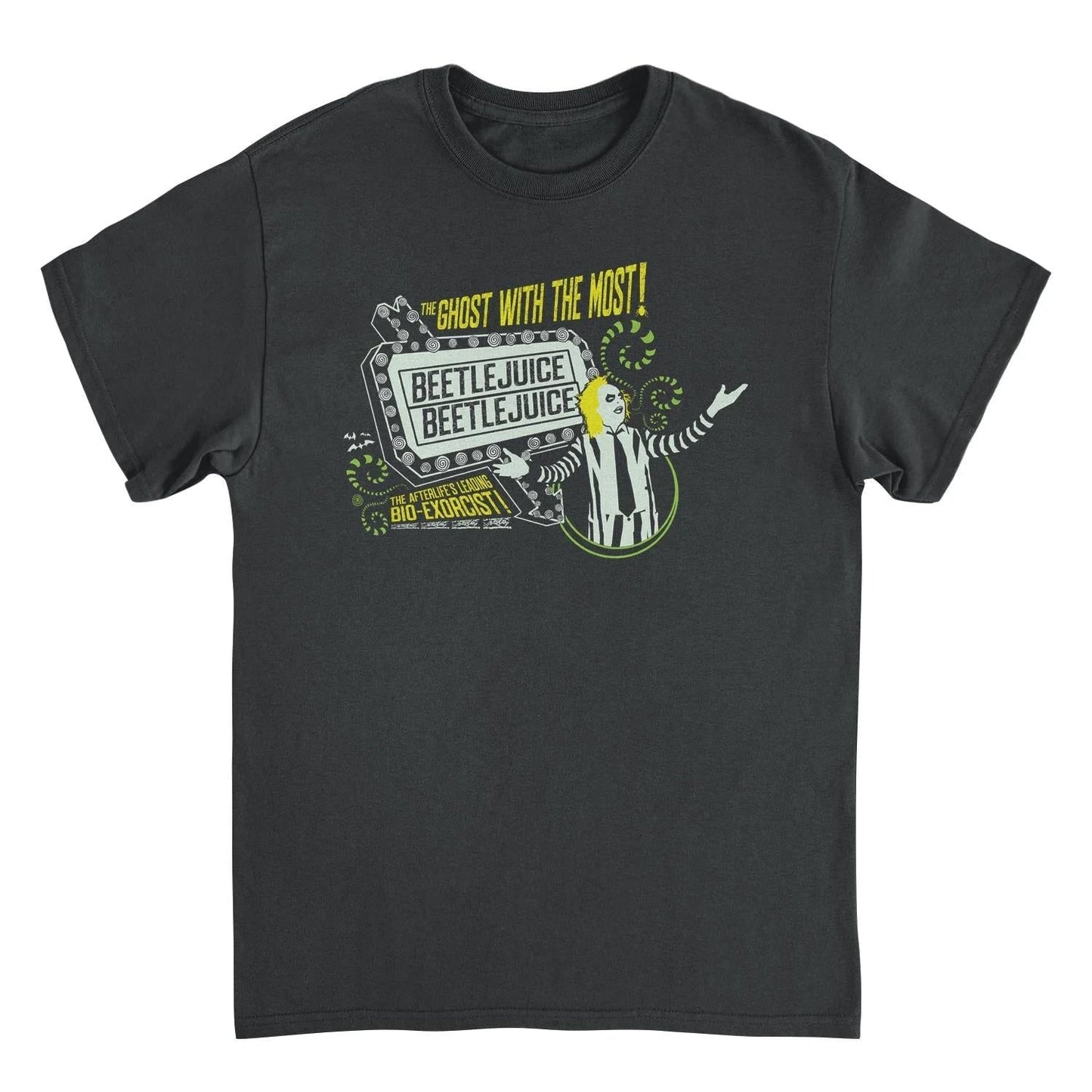 Beetlejuice The Ghost with the Most Black T-Shirt by HandyShopping4U2