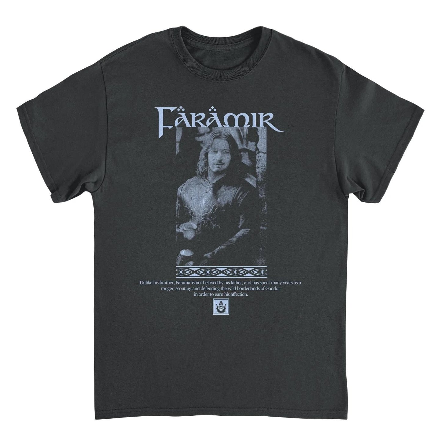 Lord of The Rings Faramir of Gondor Black T-Shirt by HandyShopping4U2