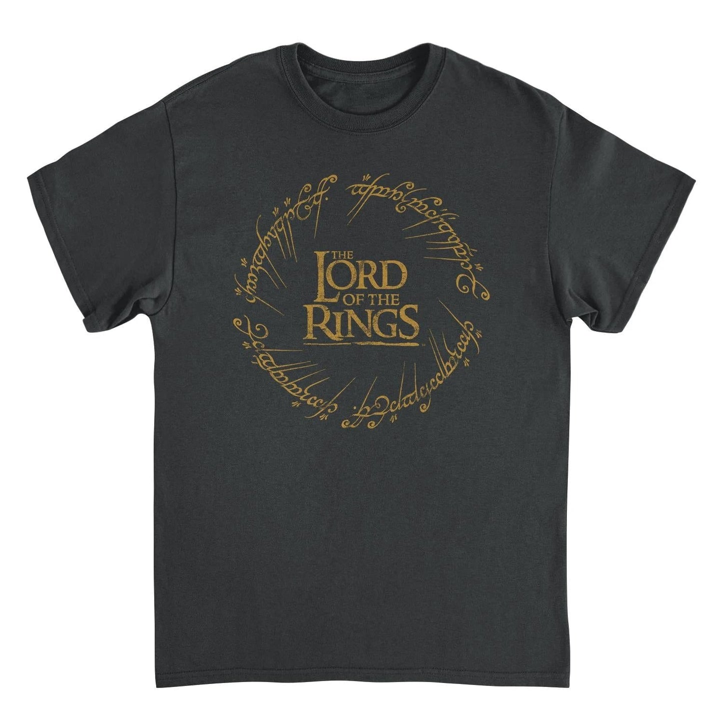 Lord of The Rings One Ring Black T-Shirt by HandyShopping4U2