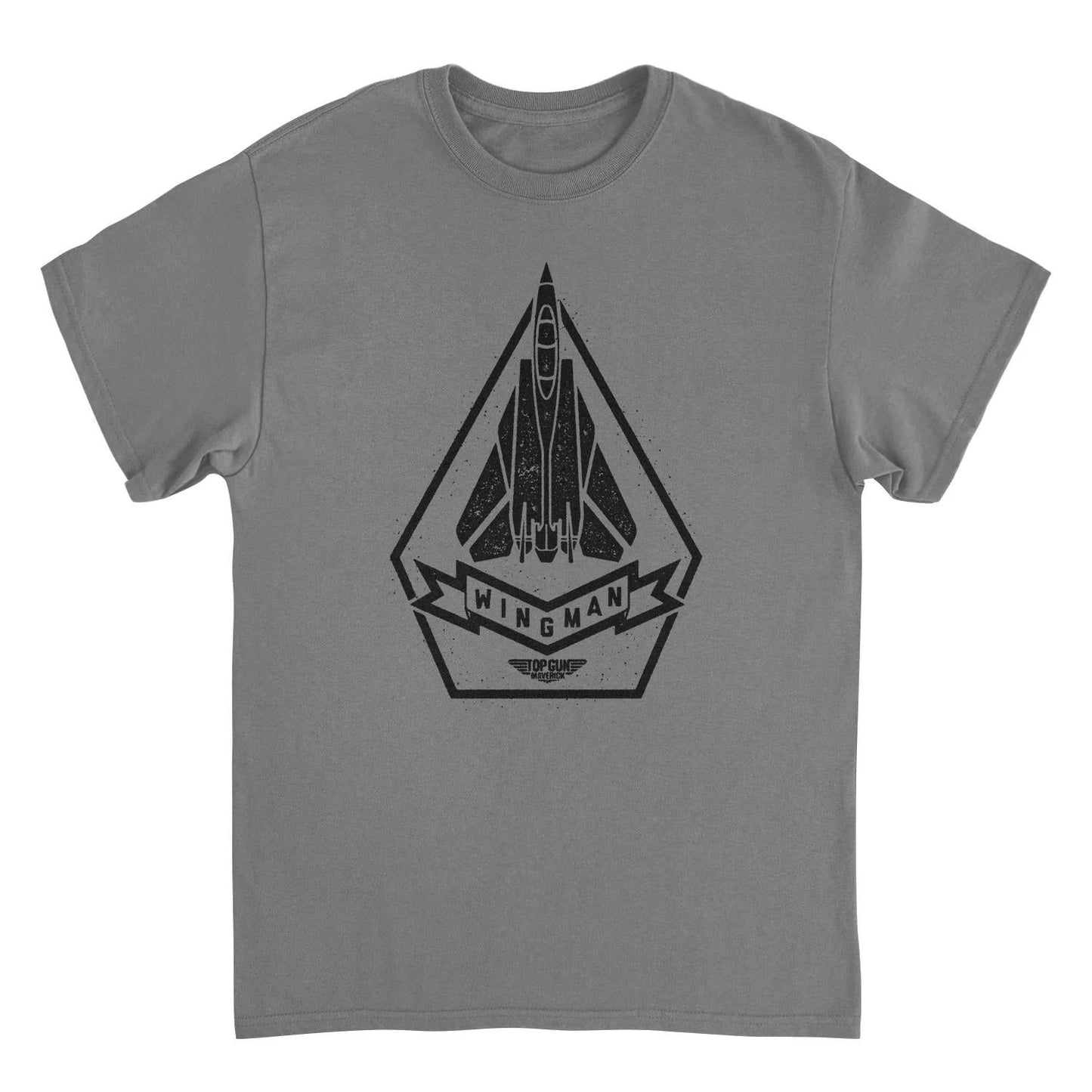 Top Gun Wingman Charcoal T-Shirt by HandyShopping4U2
