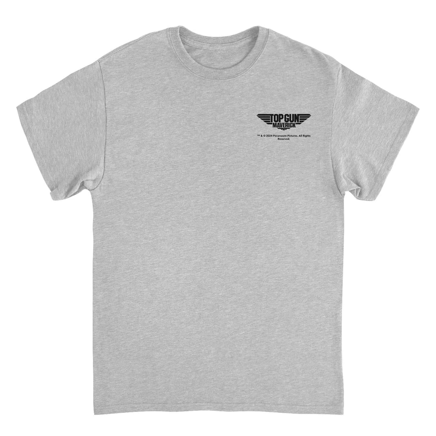 Top Gun Top Gun Maverick LC Sport Grey T-Shirt by HandyShopping4U2