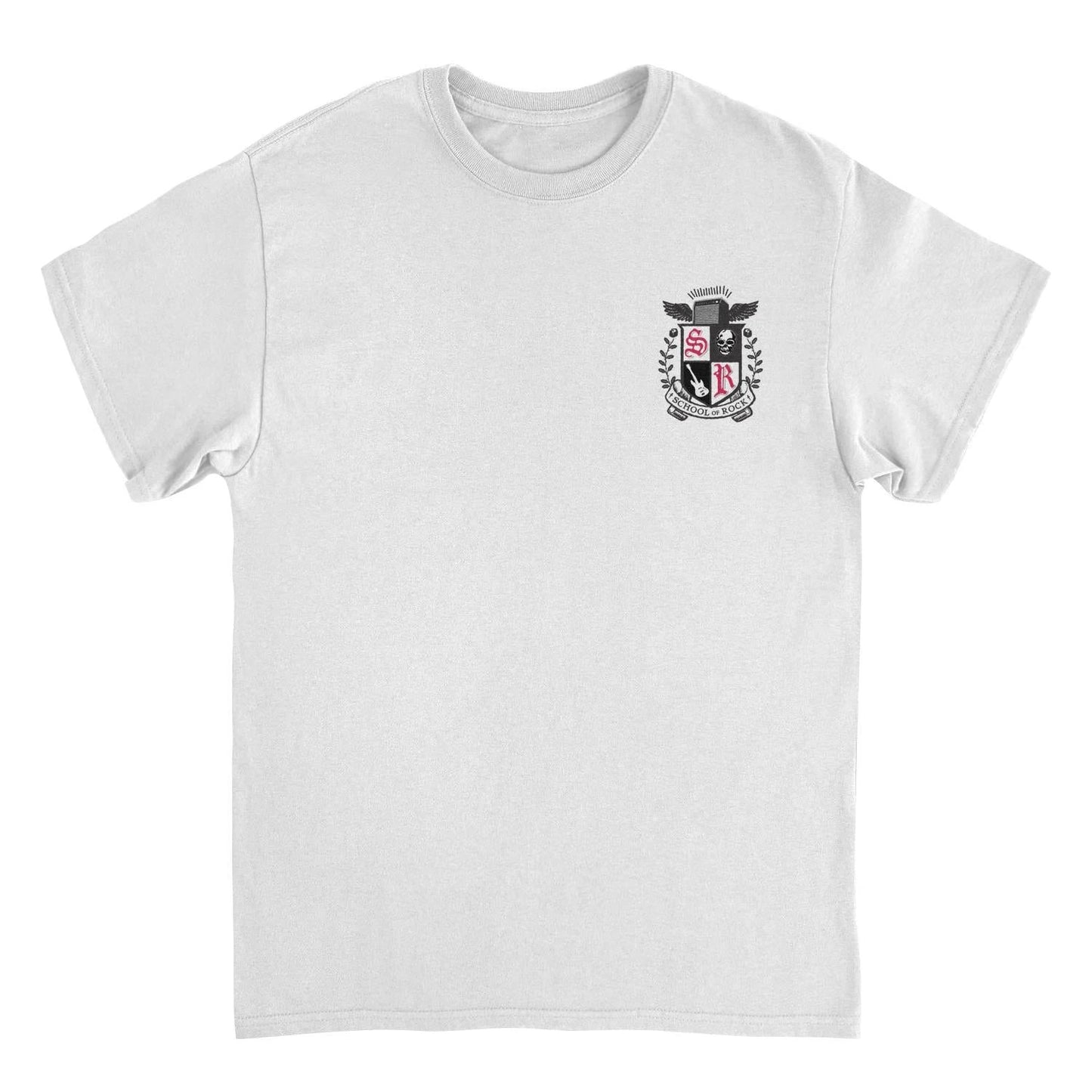 School of Rock School of Rock Logo LC White T-Shirt by HandyShopping4U2