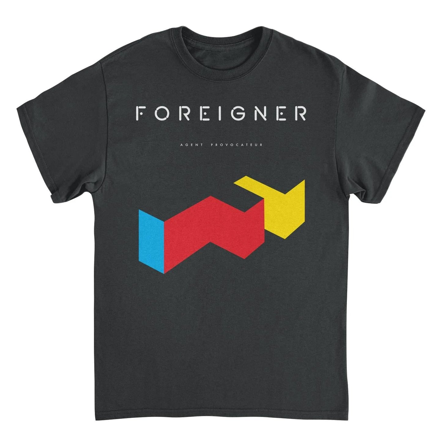 Foreigner Agent Provocateur Album Black T-Shirt by HandyShopping4U2