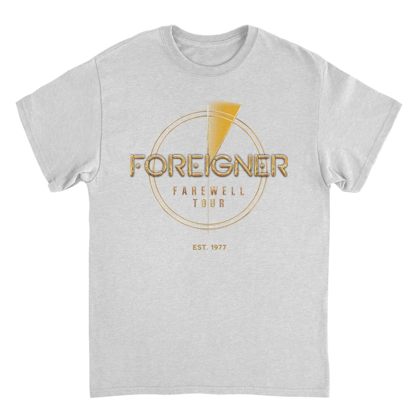 Foreigner Farewell Tour Ash Grey T-Shirt by HandyShopping4U2