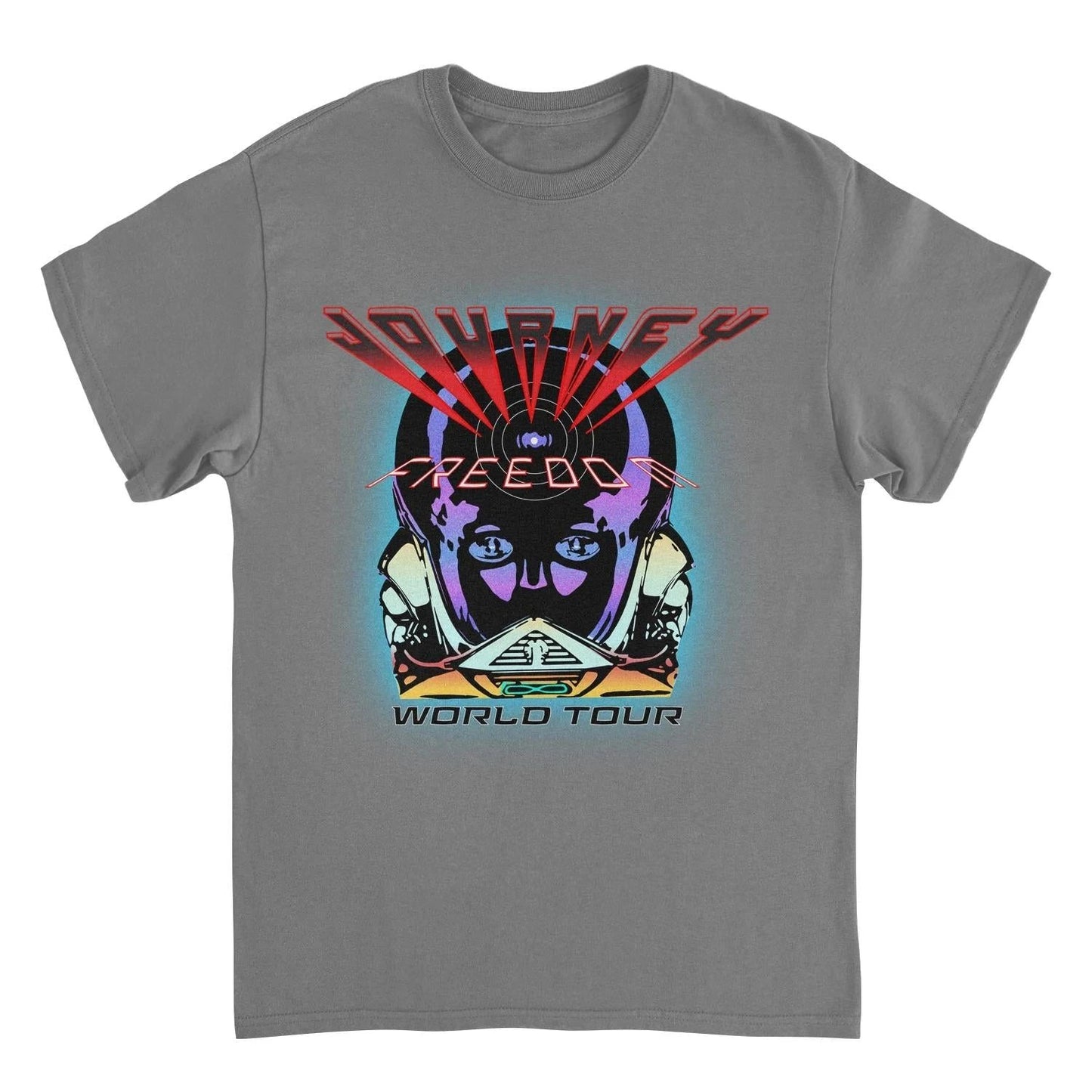 Journey Freedom World Tour Charcoal T-Shirt by HandyShopping4U2