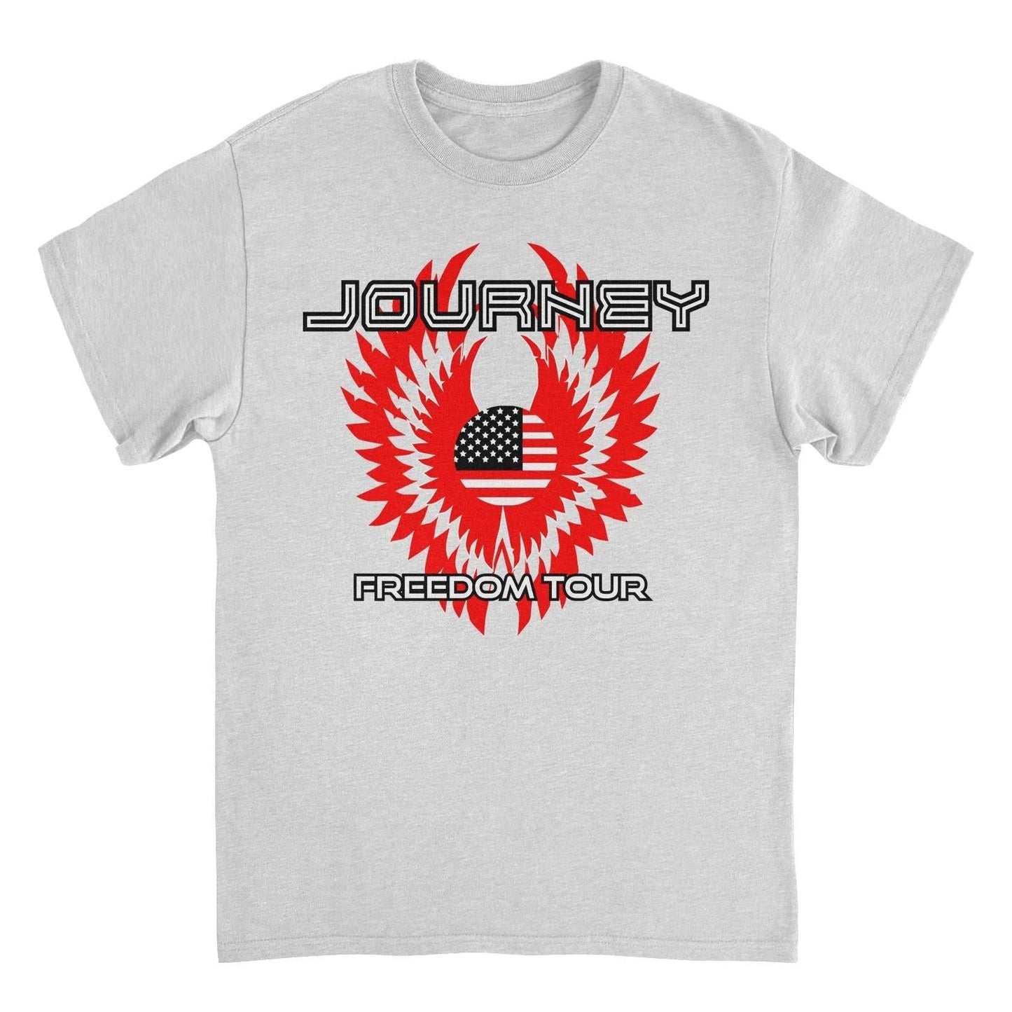 Journey Freedom Tour America Ash Grey T-Shirt by HandyShopping4U2
