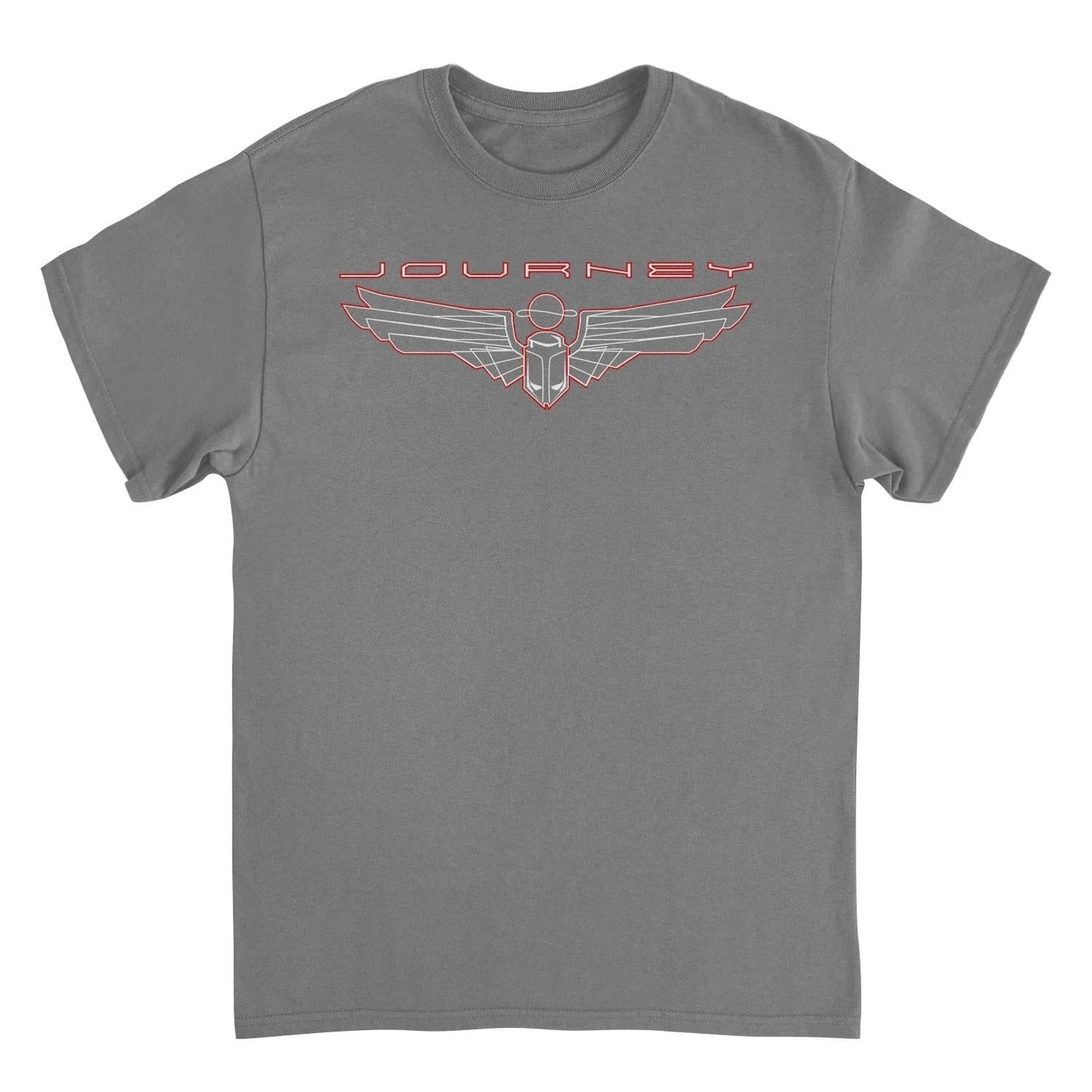 Journey Outline Scarab Charcoal T-Shirt by Merch Showroom