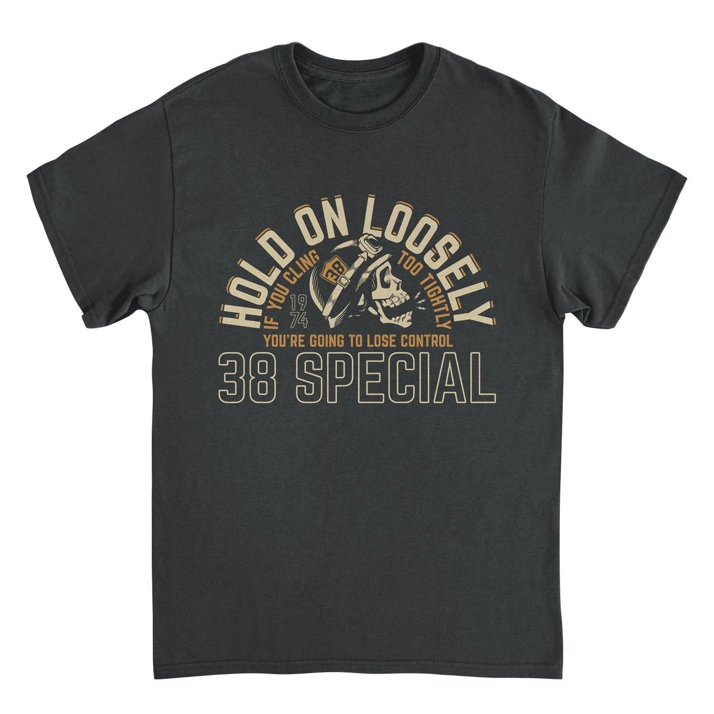 38 Special Hold on Loosely Skull T-Shirt by HandyShopping4U2