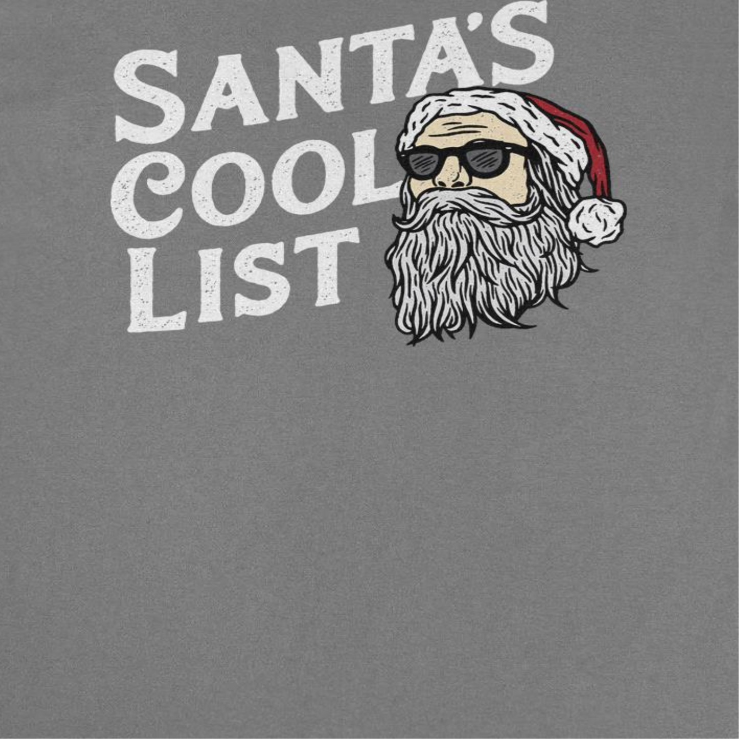 Christmas T-Shirt - Santa's Cool List by HandyShopping4U2