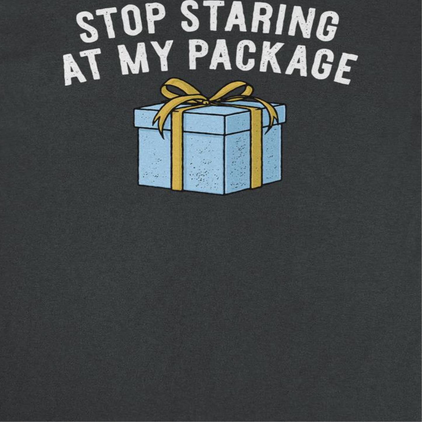 Christmas T-Shirt - Stop Staring at my Package by HandyShopping4U2