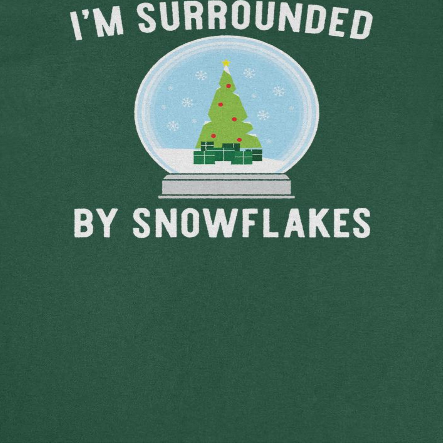 Christmas T-Shirt - I'm Surrounded by Snowflakes by HandyShopping4U2