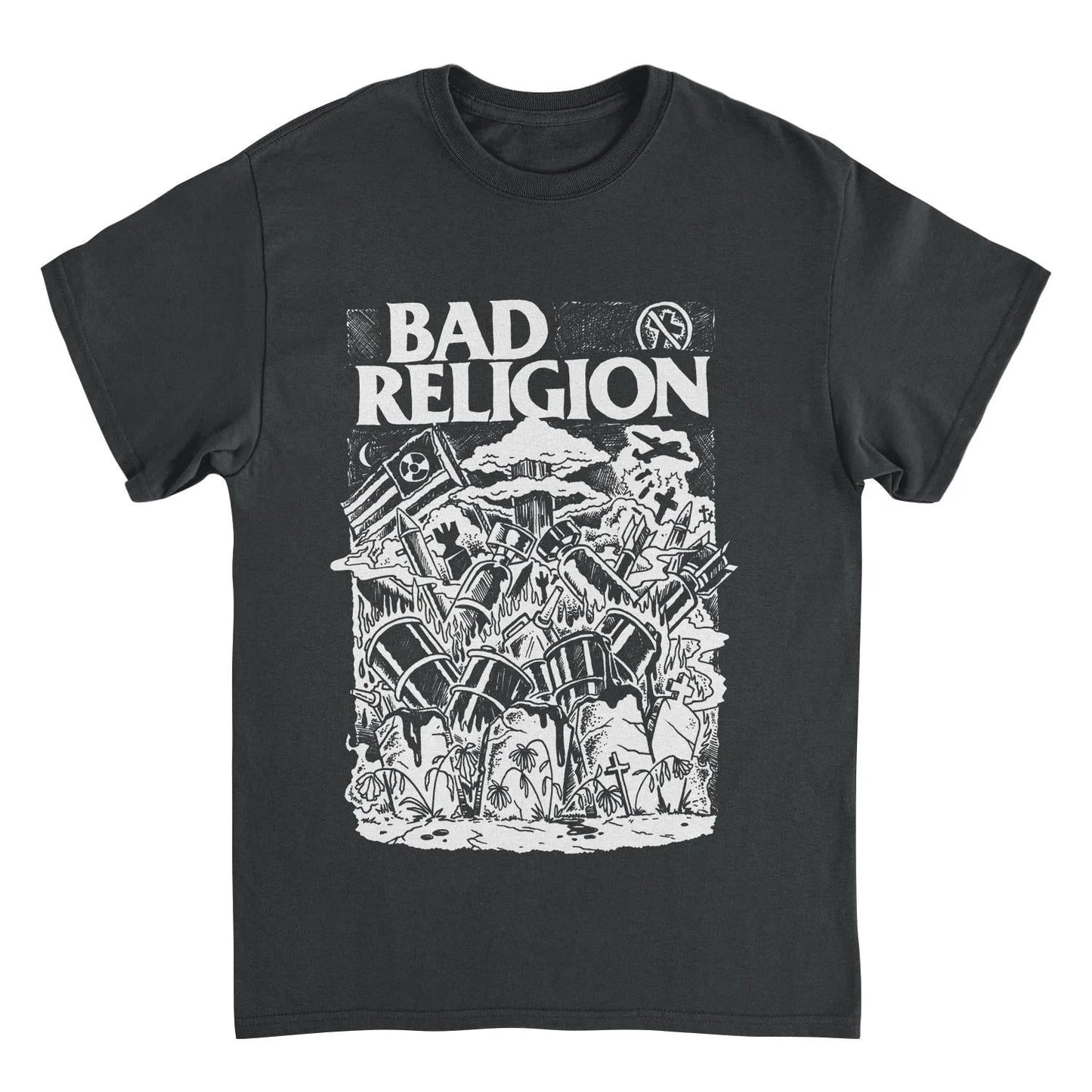 Bad Religion Wasteland Black T-Shirt by HandyShopping4U2