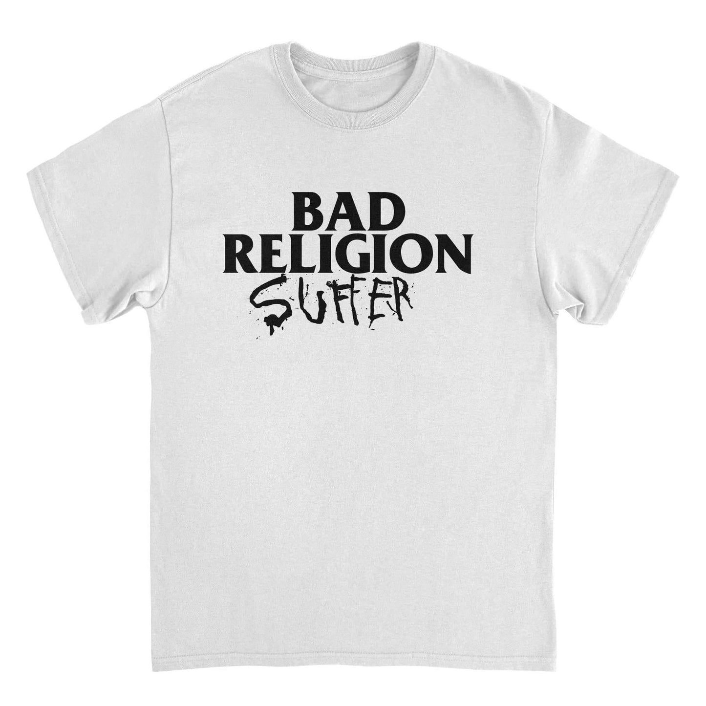 Bad Religion Suffer 89 EU Tour Front White T-Shirt by HandyShopping4U2