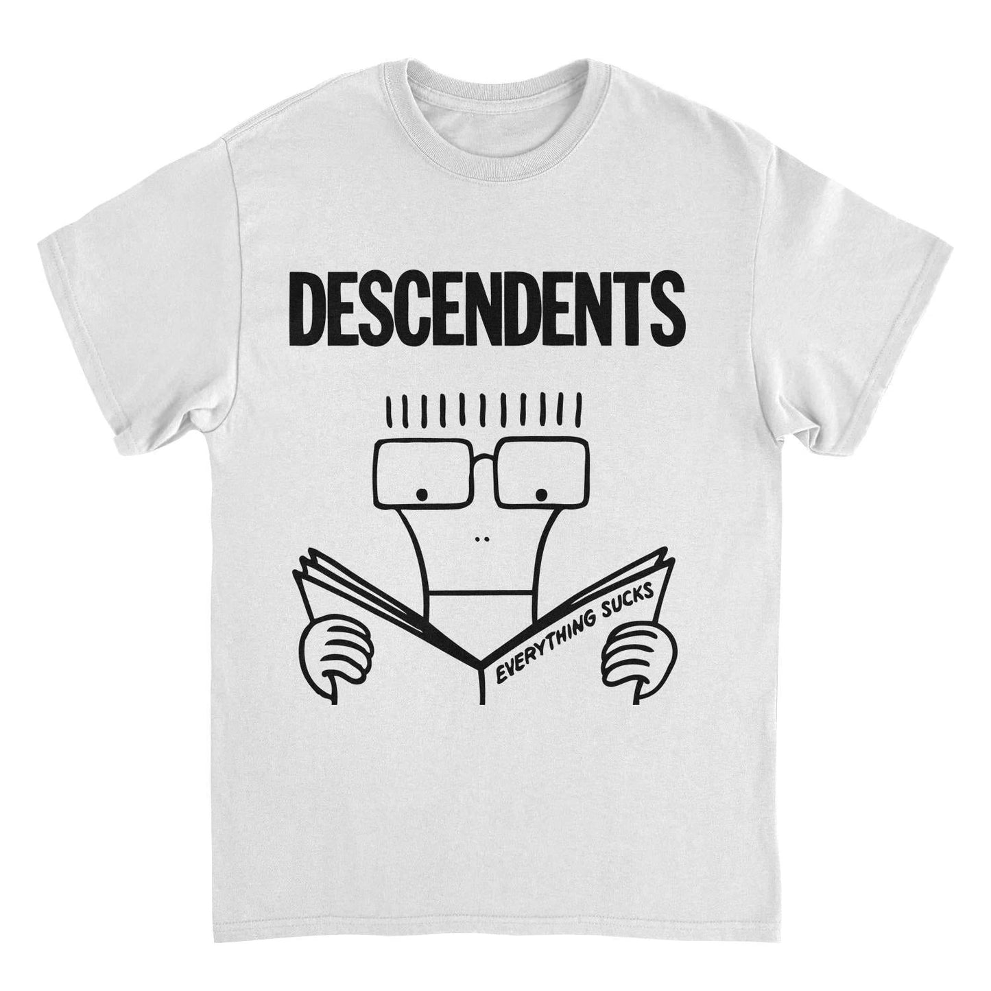 Descendents Everything Sucks White T-Shirt by HandyShopping4U2