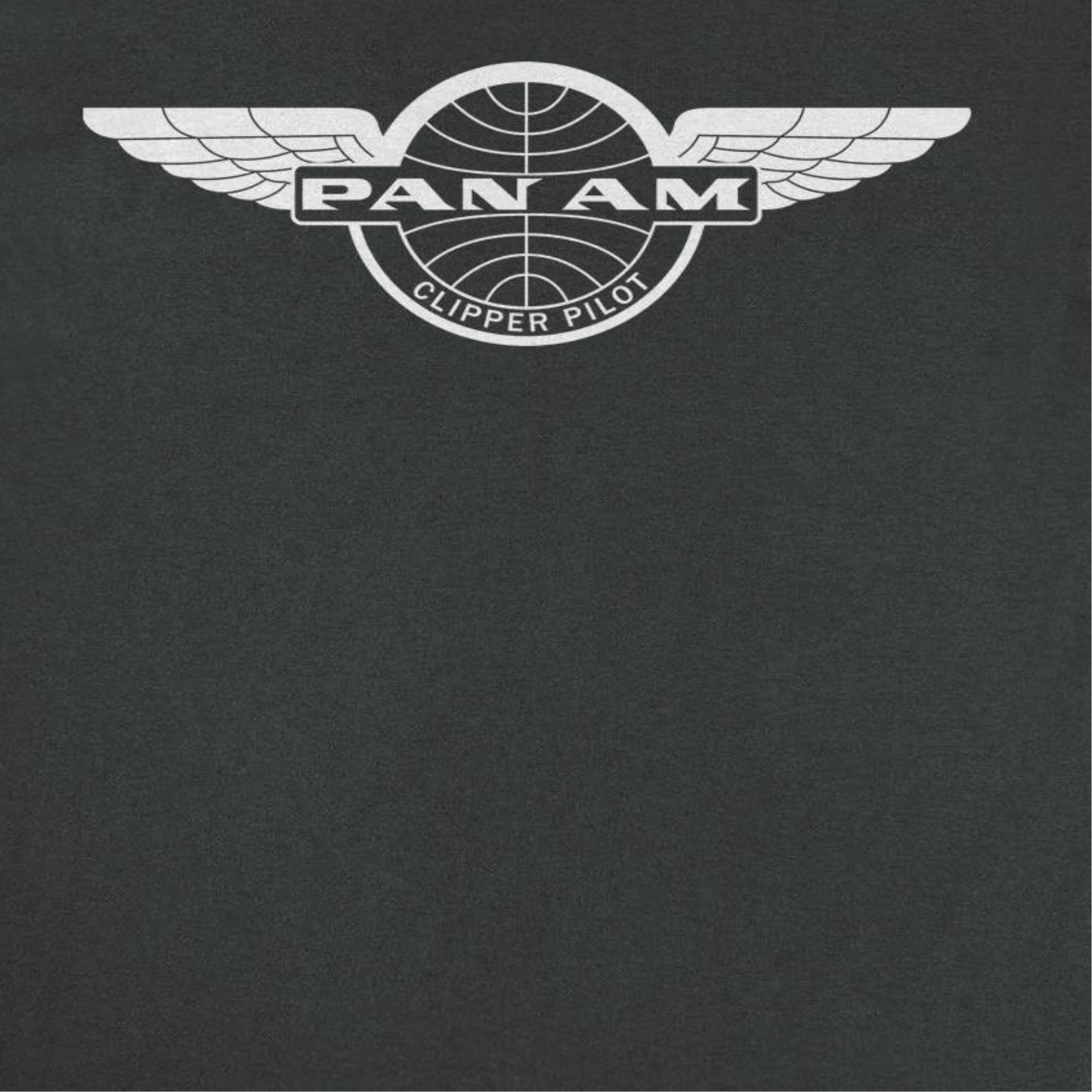 Pan Am Clipper Pilot White Black T-Shirt by HandyShopping4U2