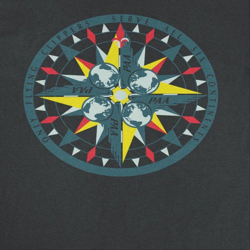 Pan Am Only Flying Clippers Black T-Shirt by HandyShopping4U2