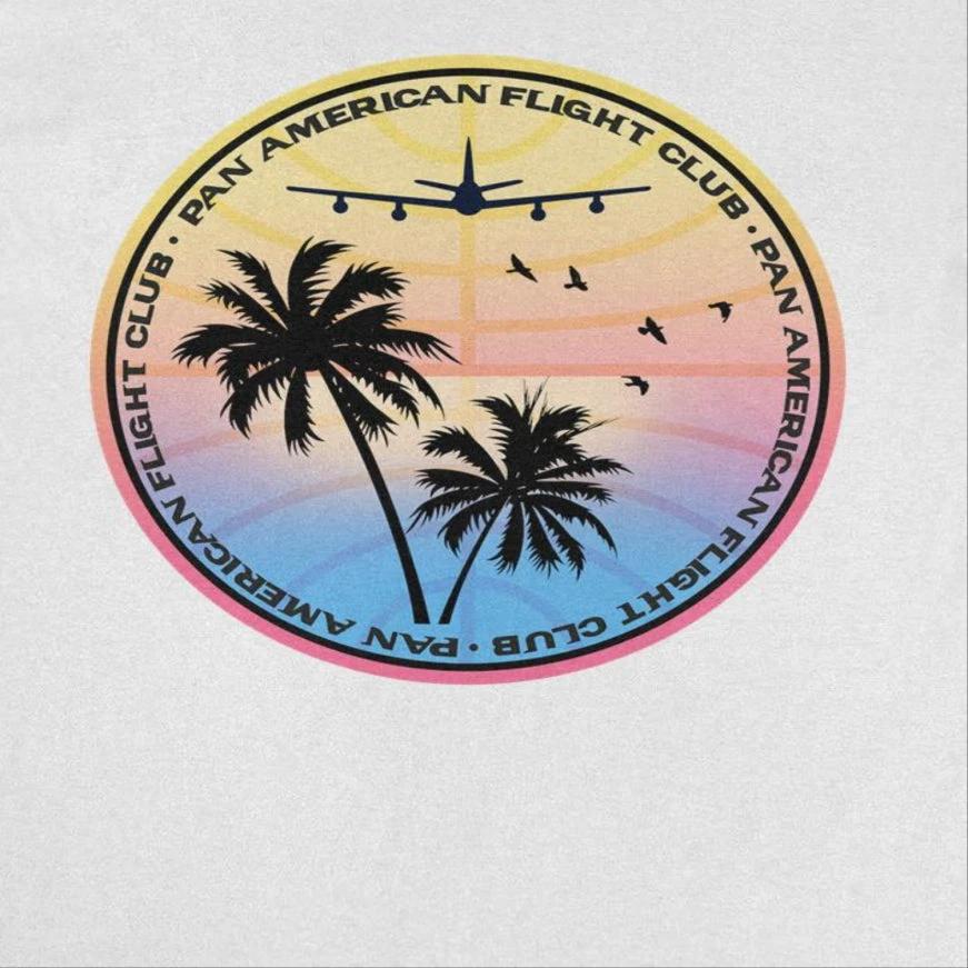 Pan Am Flight Club Icon White T-Shirt by HandyShopping4U2