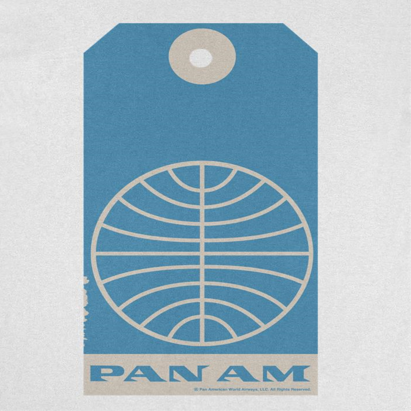 Pan Am Retro 1950S Logo Luggage Tag White T-Shirt by HandyShopping4U2