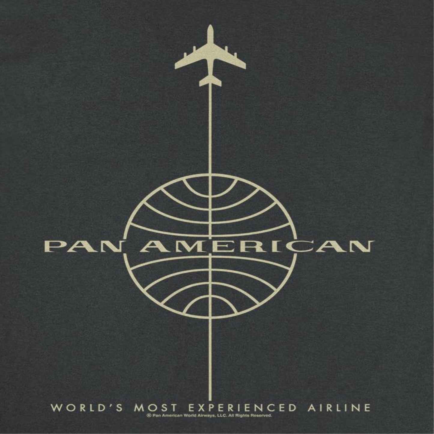 Pan Am Worlds Most Experienced Airline Black T-Shirt by HandyShopping4U2