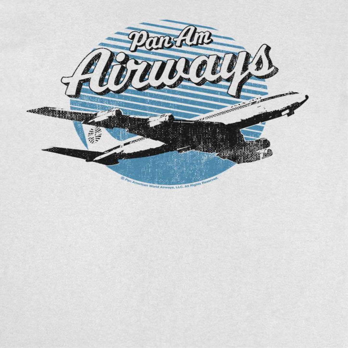 Pan Am Airways Retro Plane Take Off White T-Shirt by HandyShopping4U2