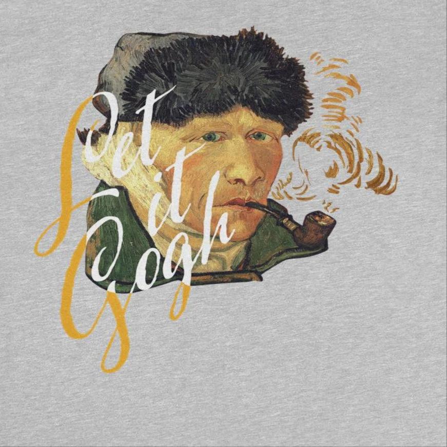 Classic Paintings Let it Gogh Sport Grey T-Shirt by HandyShopping4U2
