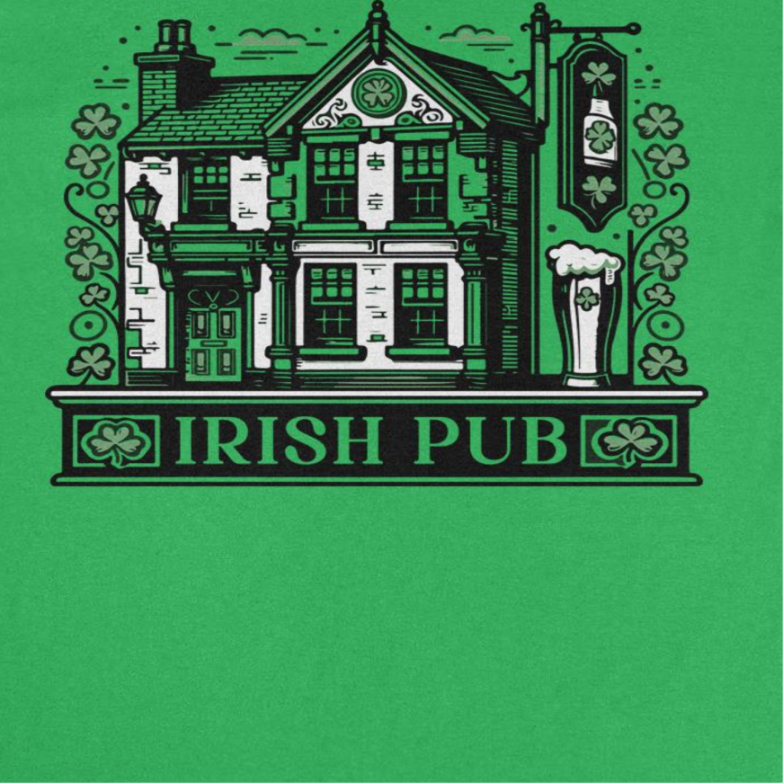 St. Patrick's Day Irish Pub T-Shirt by HandyShopping4U2