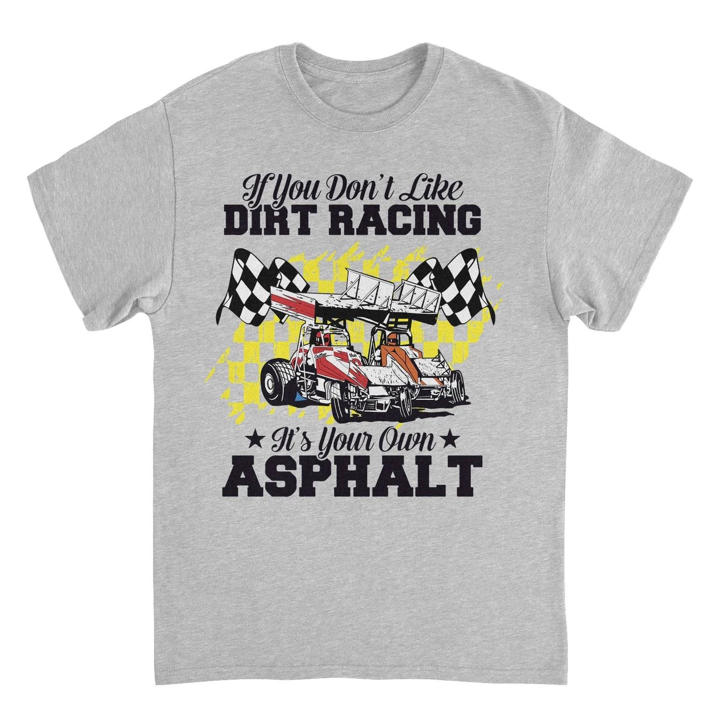 World of Outlaws Its Your Own Asphalt Sport Grey T-Shirt by HandyShopping4U2