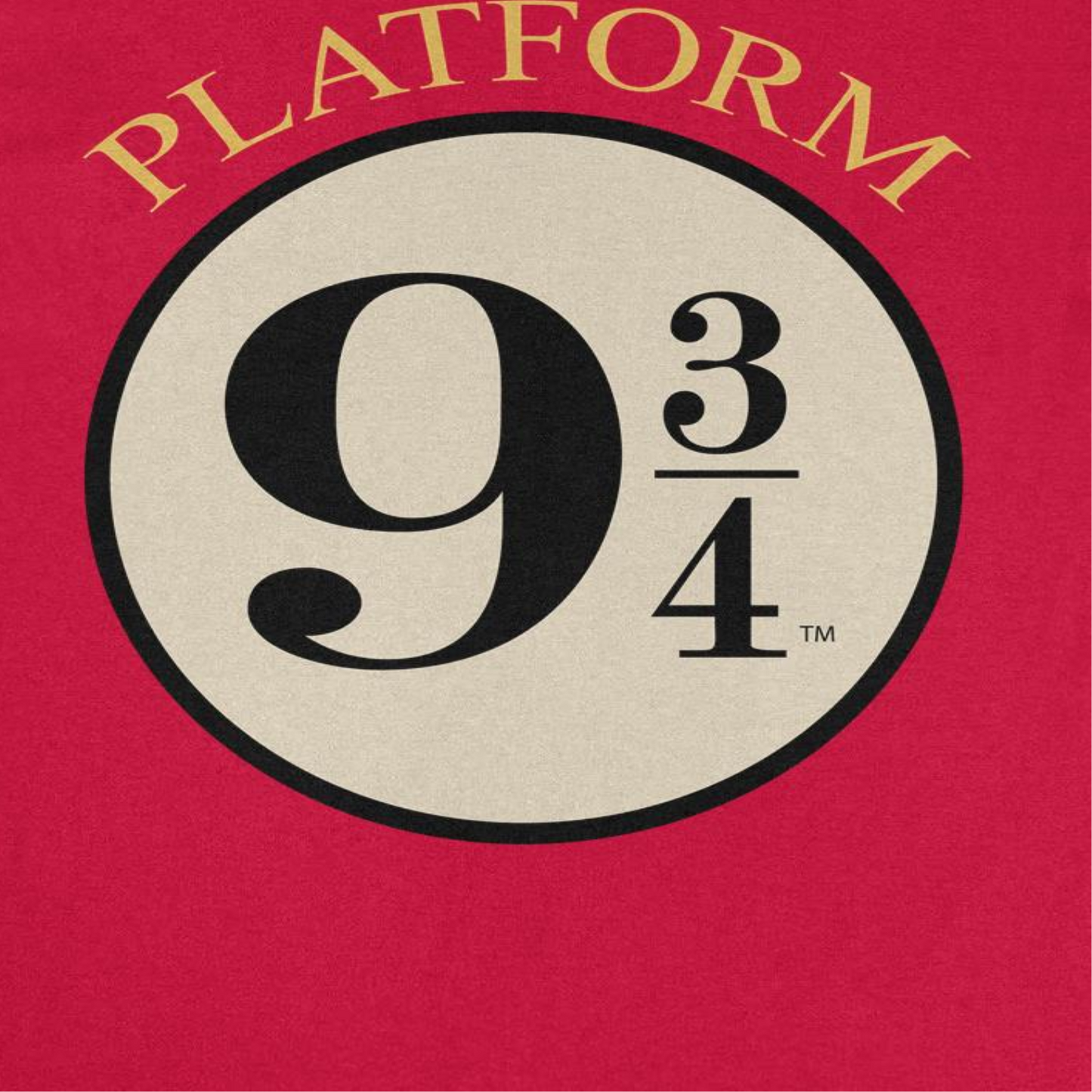 Harry Potter Platform 9 34 Red T-Shirt by HandyShopping4U2