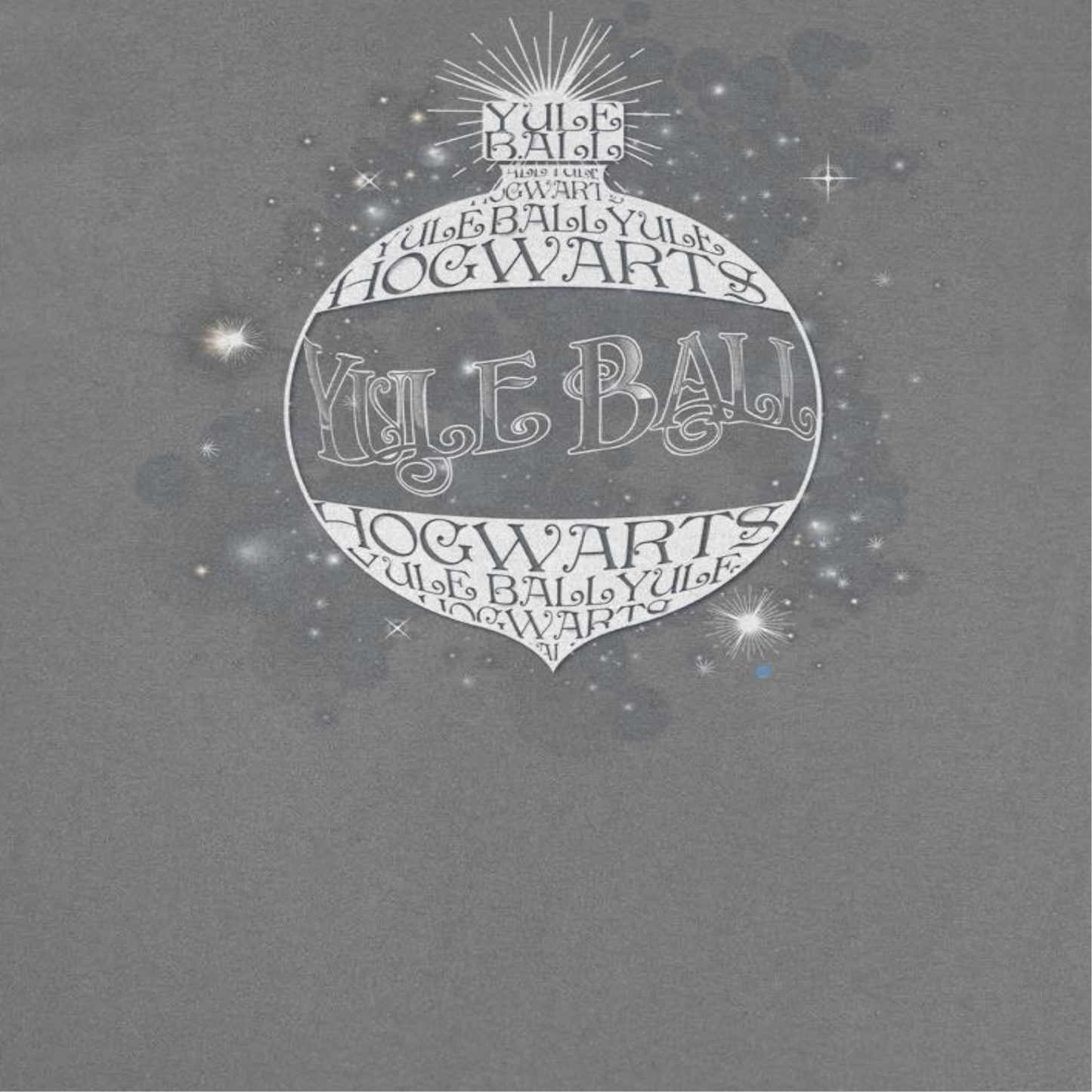 Harry Potter Christmas Sphere Hogwarts Charcoal T-Shirt by HandyShopping4U2