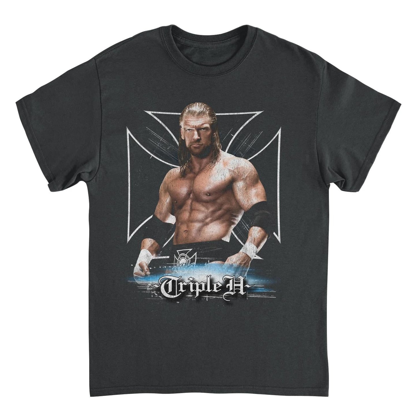 WWE HHH Triple H Black T-Shirt by HandyShopping4U2