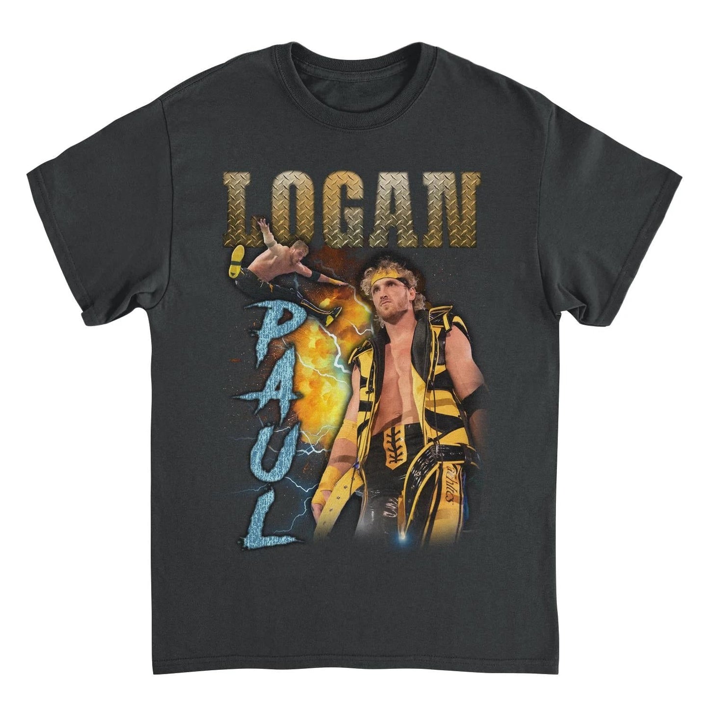 WWE Logan Black T-Shirt by HandyShopping4U2