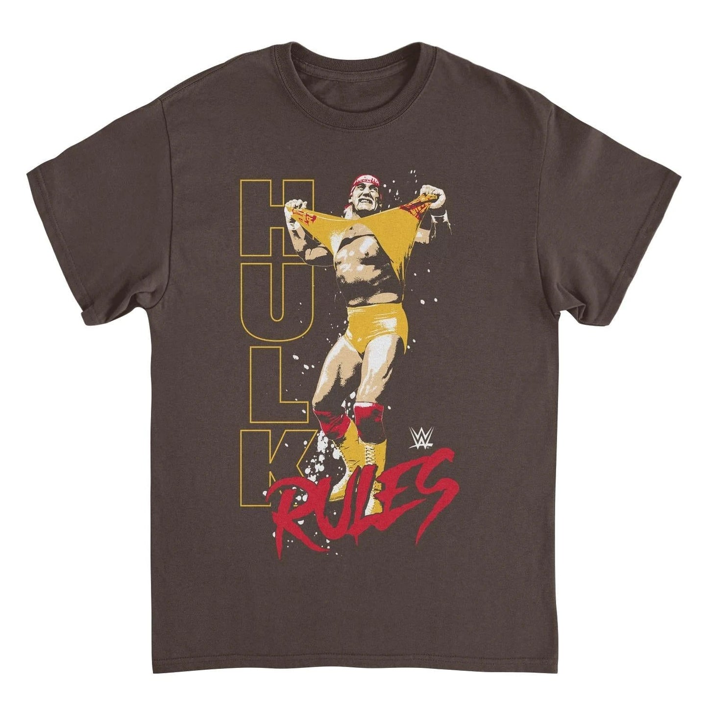 WWE Hulk Rules Red Dark Chocolate T-Shirt by HandyShopping4U2