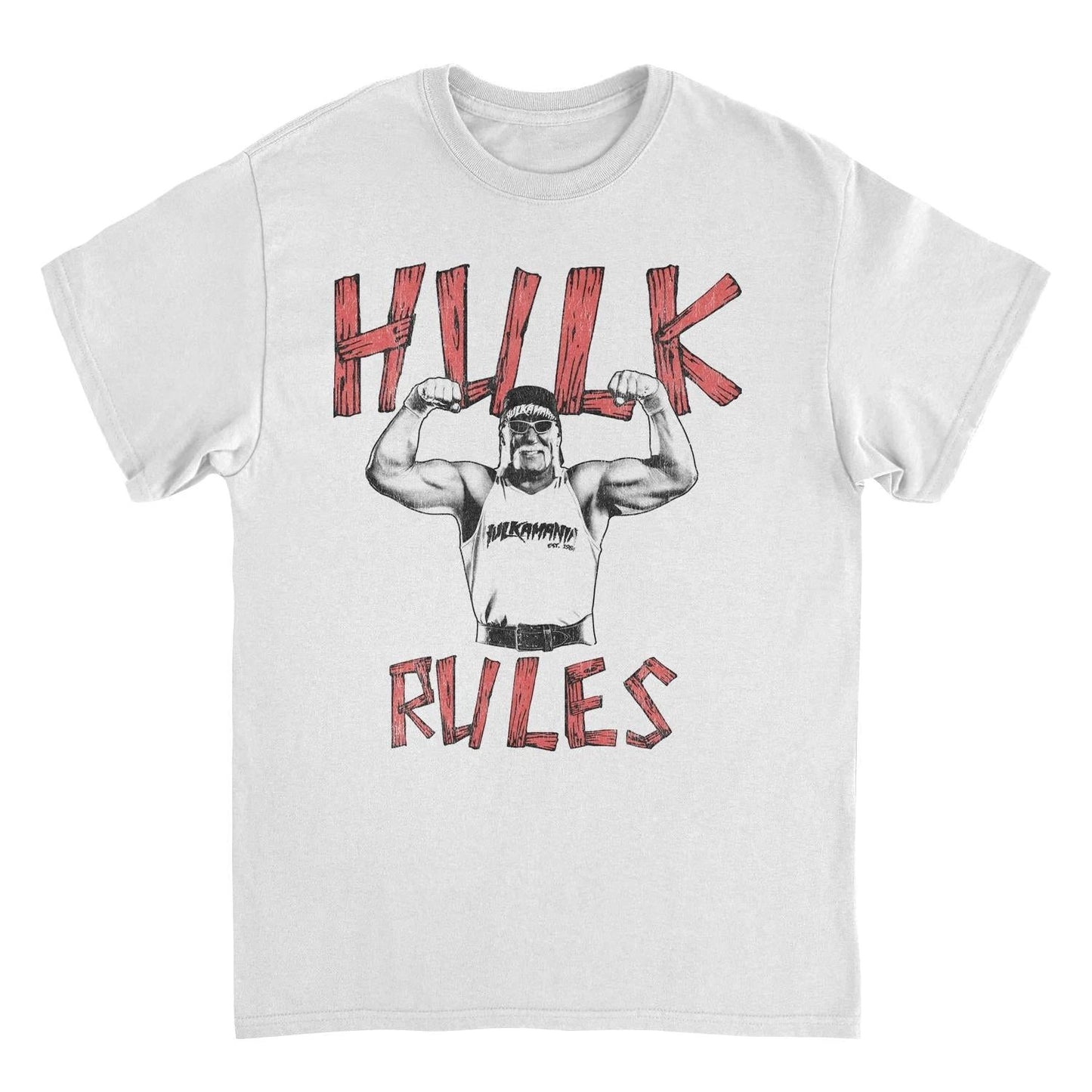 WWE Hulk Hogan White T-Shirt by HandyShopping4U2