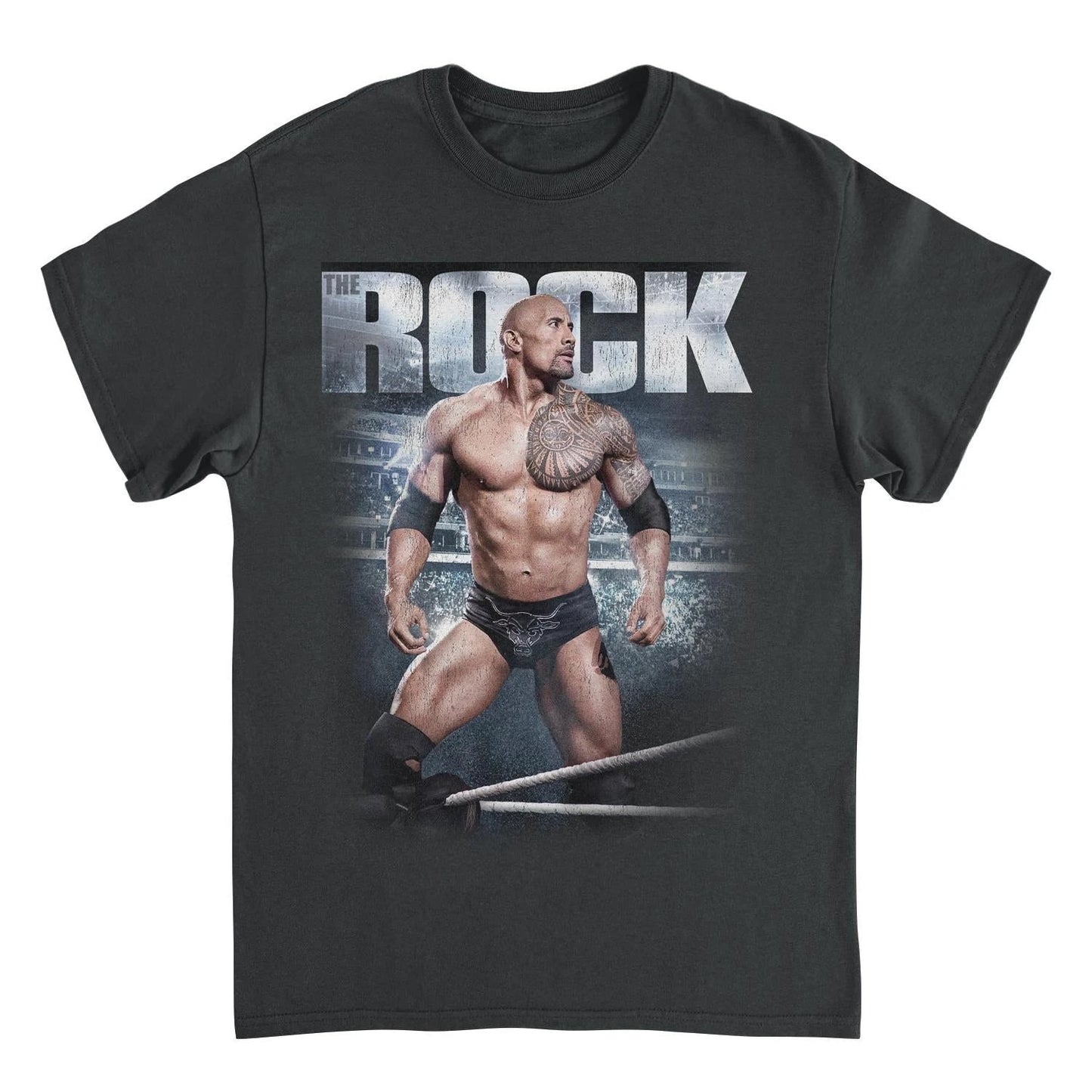 WWE The Rock Black T-Shirt by HandyShopping4U2