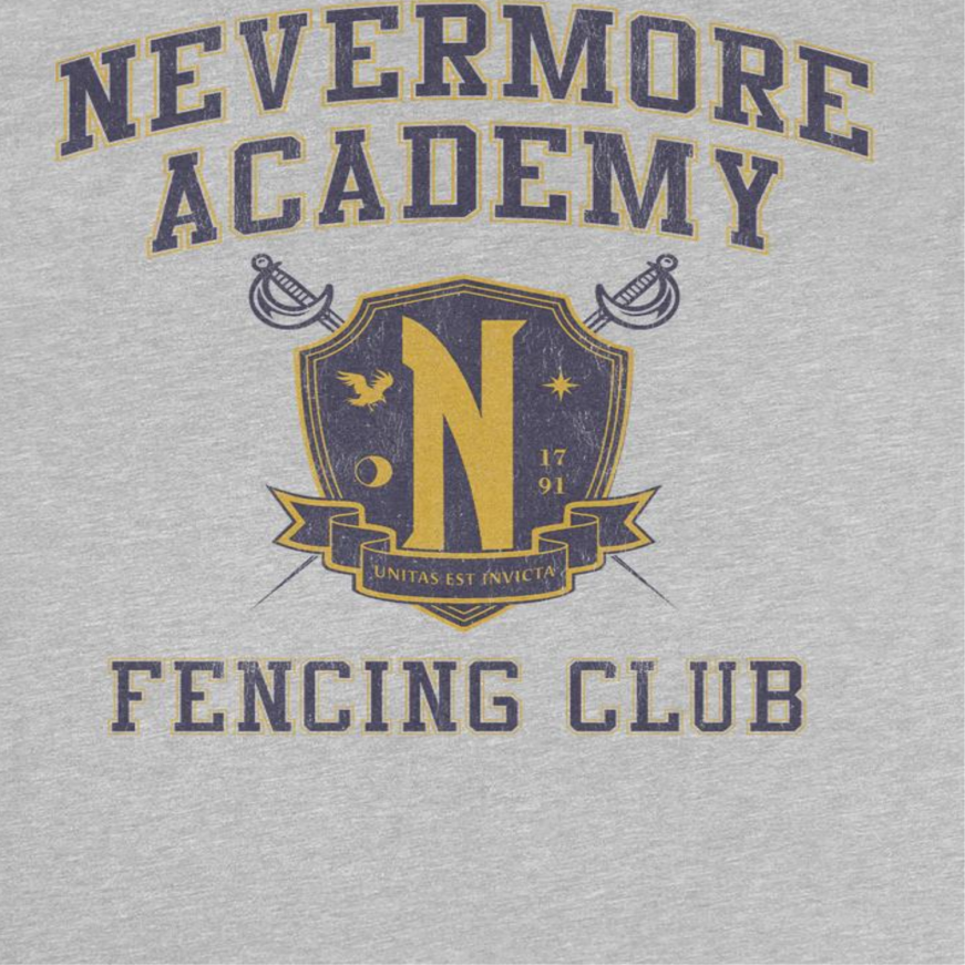 Wednesday Fencing 5 Sport Grey T-Shirt by HandyShopping4U2