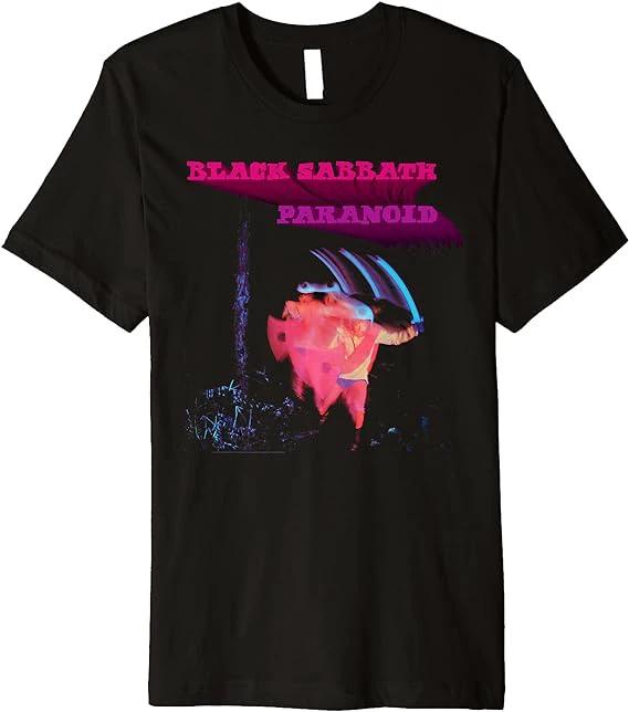 Black Sabbath Paranoid Motion Men's T-shirt Officially Licensed