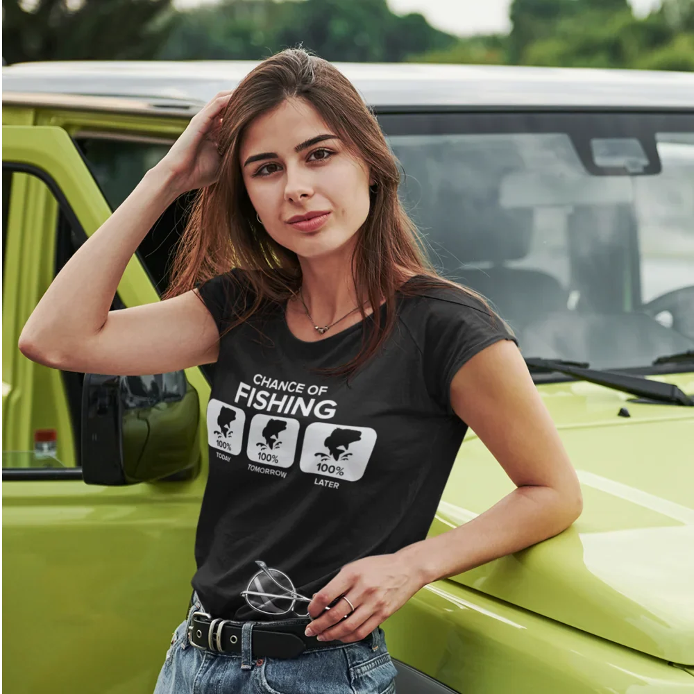 Chance of Fishing T-Shirt for Women