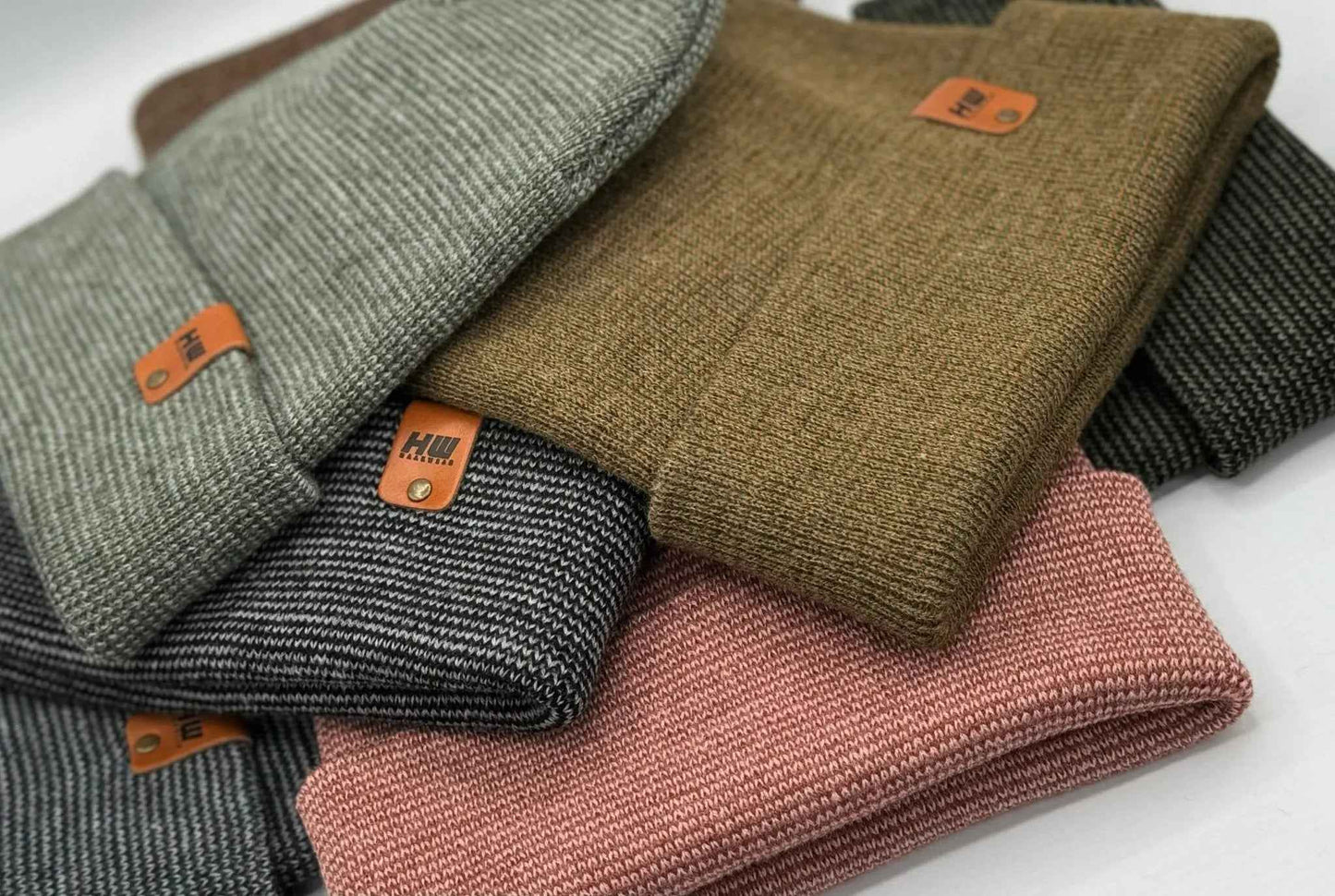 HAAKWEAR Classic Fusion Cuffed Beanie - Brown / Green, Made in USA