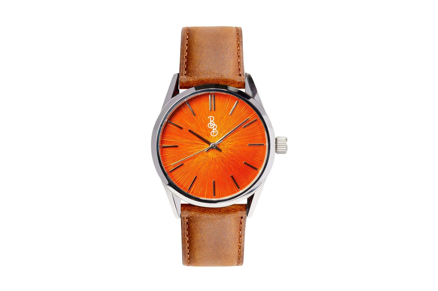 Orange Sunburst Watch by HandyShopping4U2