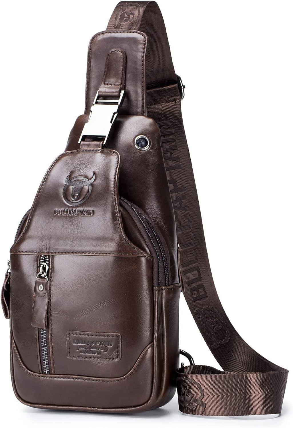 Leather Casual Crossbody Sling Bag – Sleek & Functional