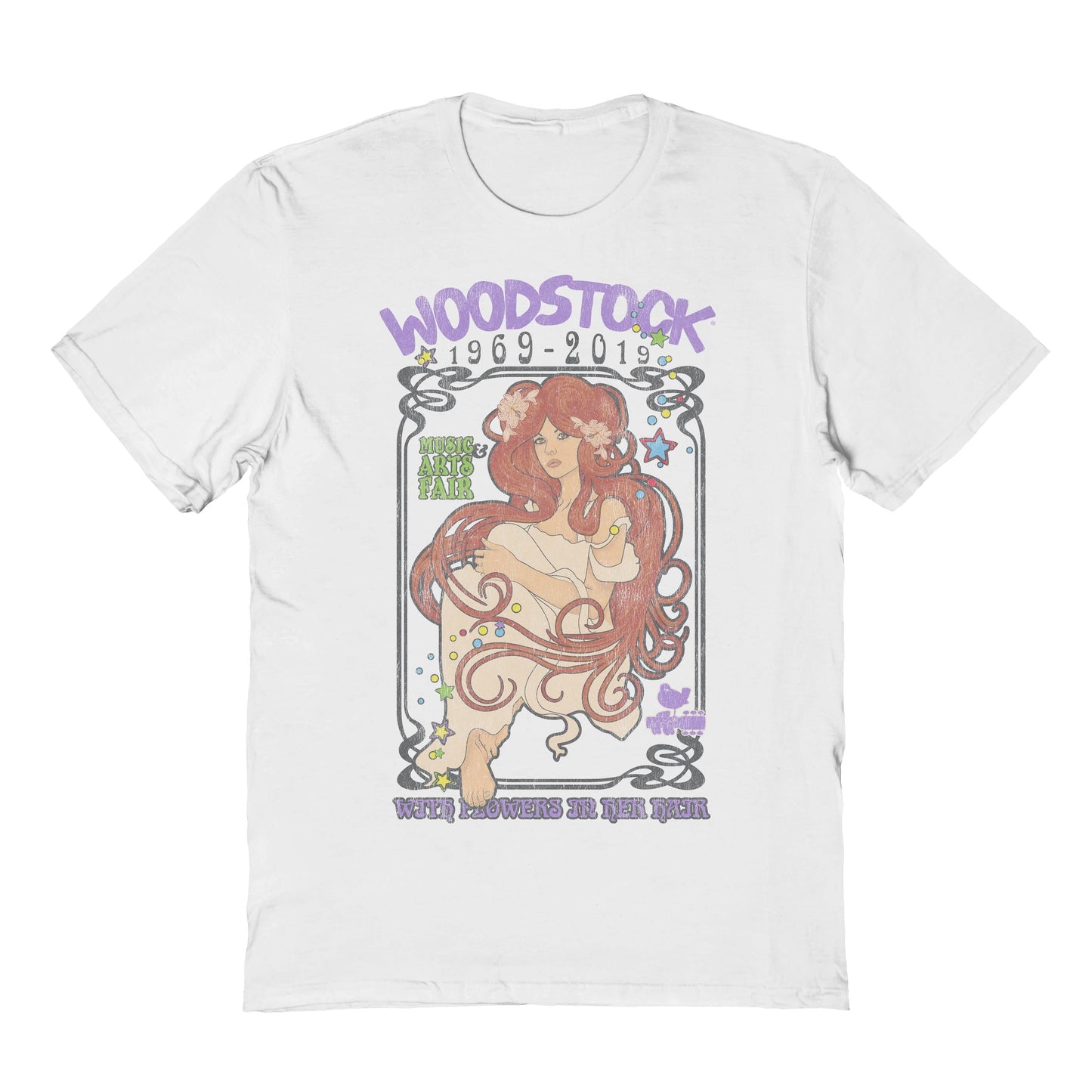 Goodie Two Sleeves Woodstock Woman 1969 T-Shirt