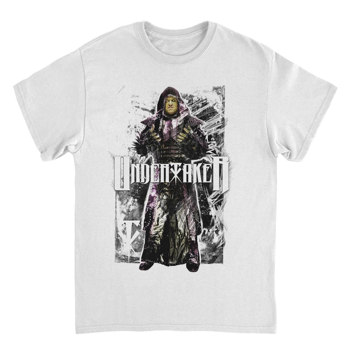WWE Undertaker White T-Shirt by HandyShopping4U2