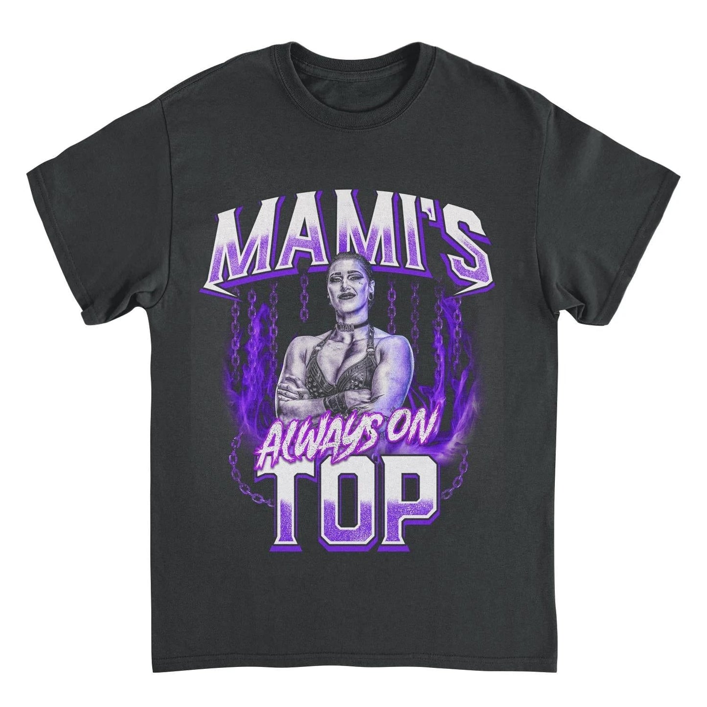 WWE Mami on Top Black T-Shirt by HandyShopping4U2