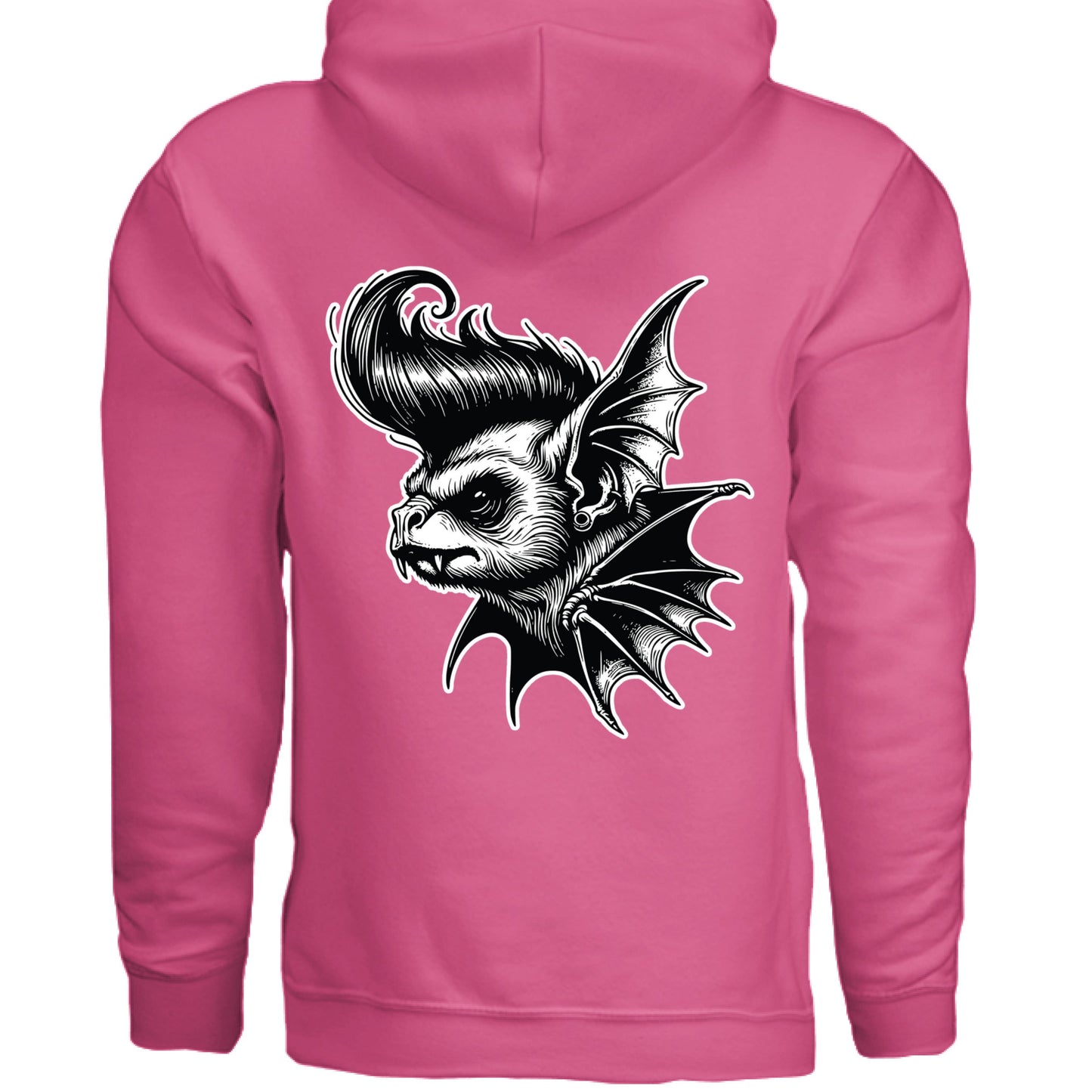 Grave Digs Rockabilly Punk Bat Unisex Hoodie