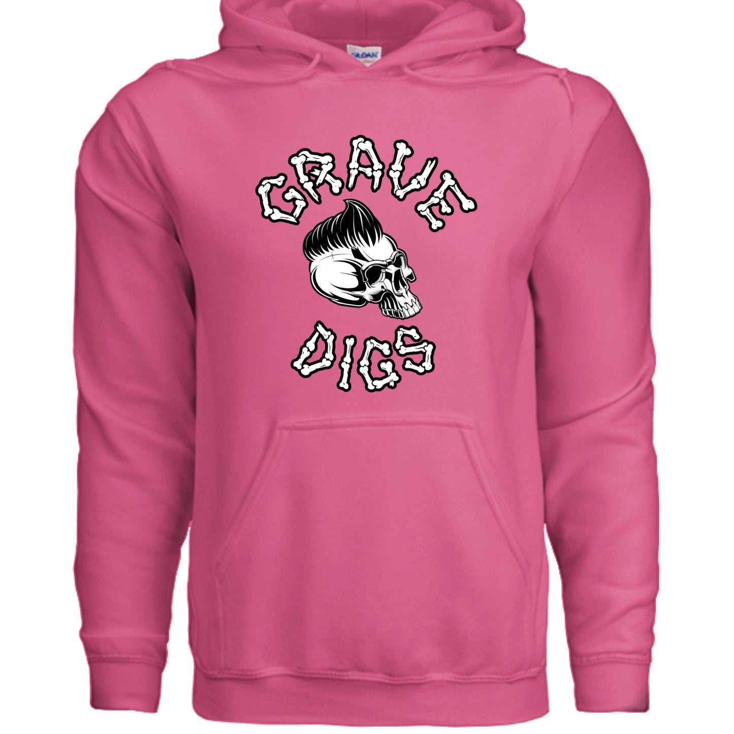 Grave Digs Rockabilly Punk Bat Unisex Hoodie
