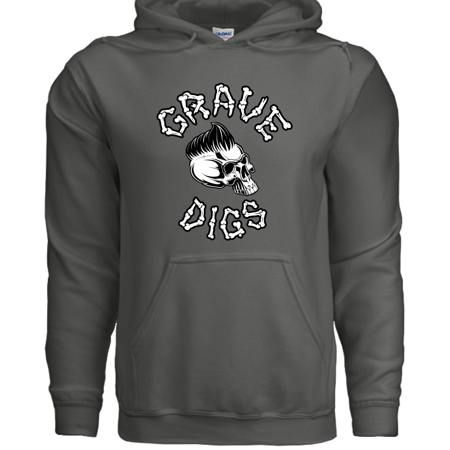 Grave Digs Rockabilly Punk Bat Unisex Hoodie