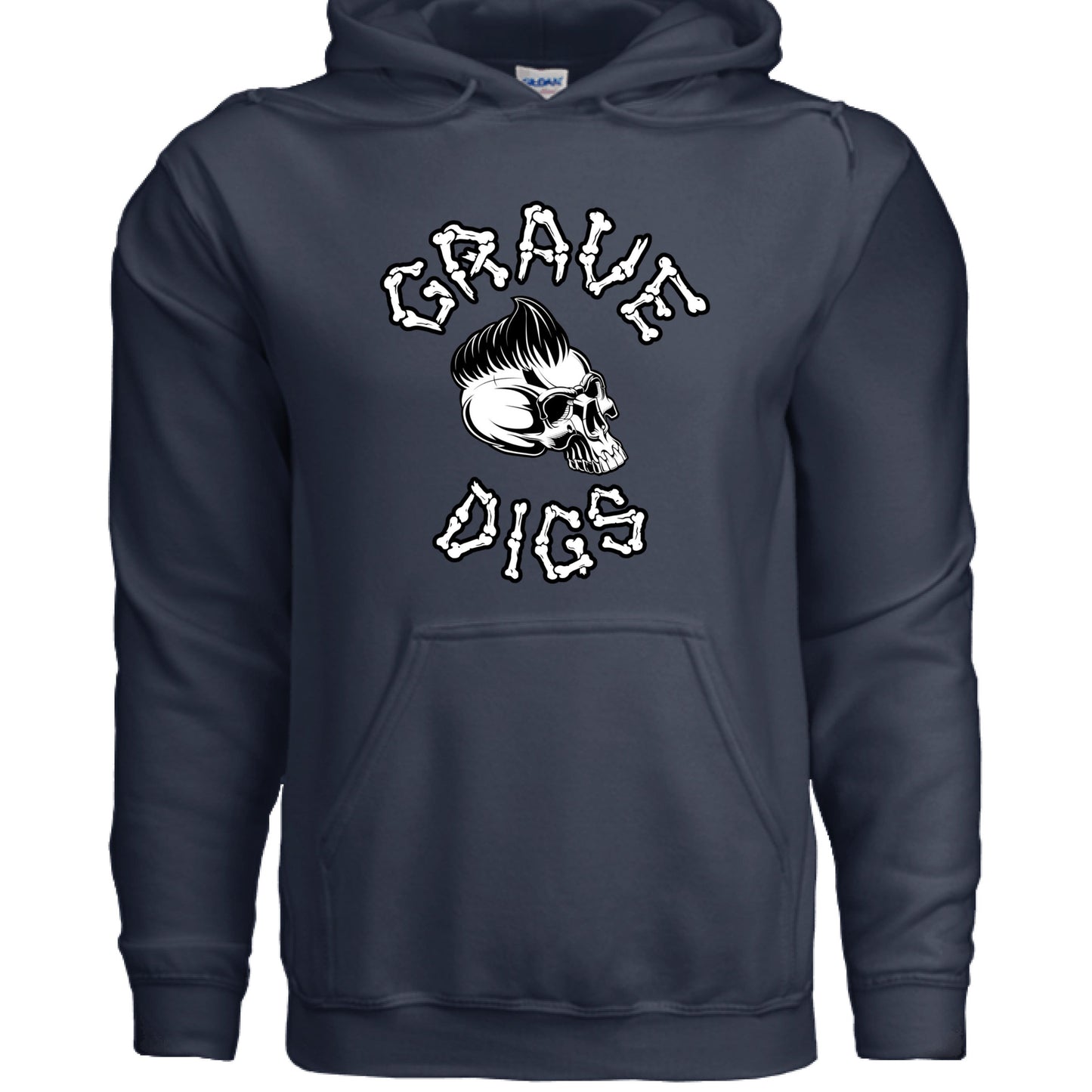 Grave Digs Rockabilly Punk Bat Unisex Hoodie